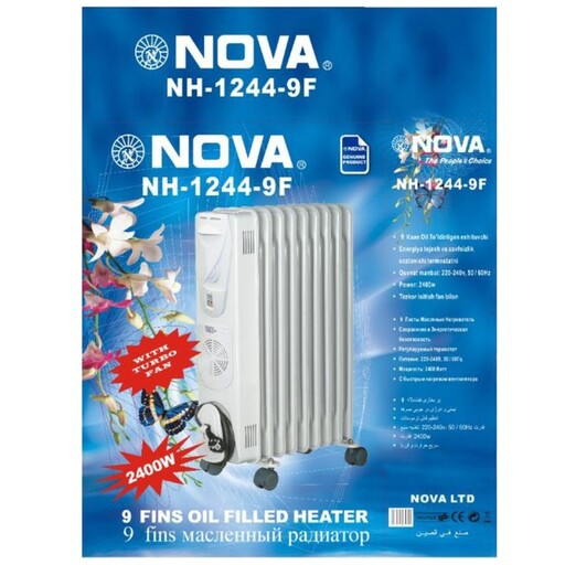 شوفاژ برقی نوا 9 پره مدل NOVA NH 1244