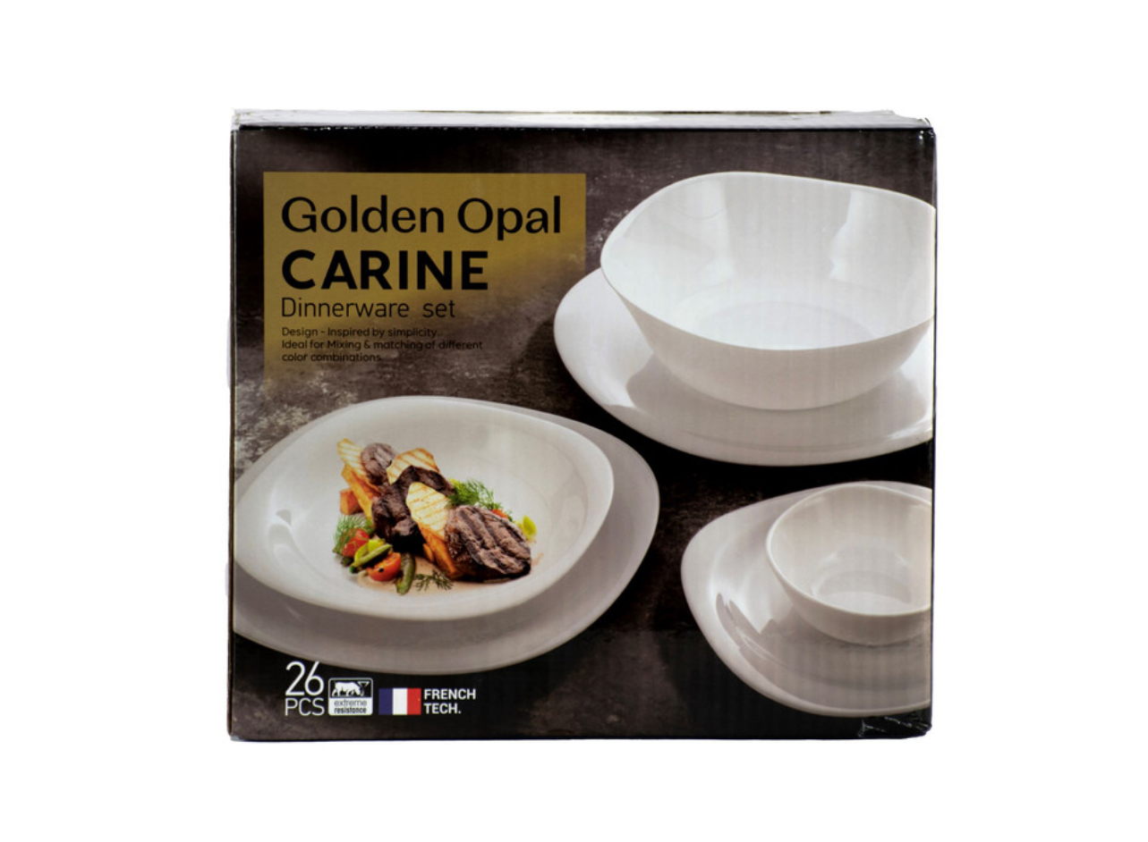سرویس غذاخوری 26 پارچه گلدن اوپال مدل Carine